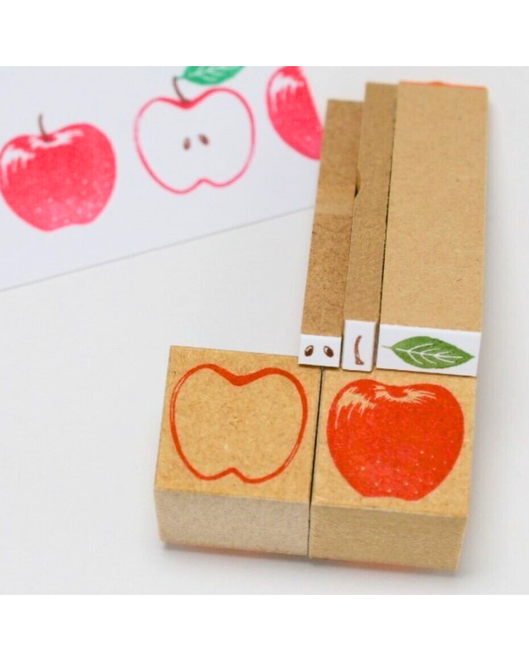 Tampons Pomme Akane (5 tampons)