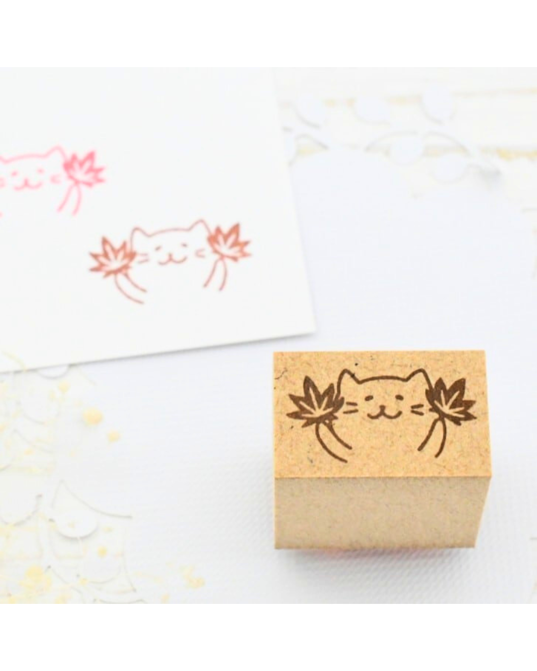 Tampons Chat Feuille d'Automne Akane