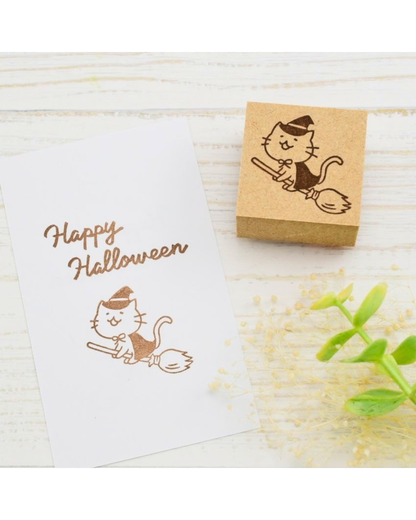 Akane Wizard Cat Stamps