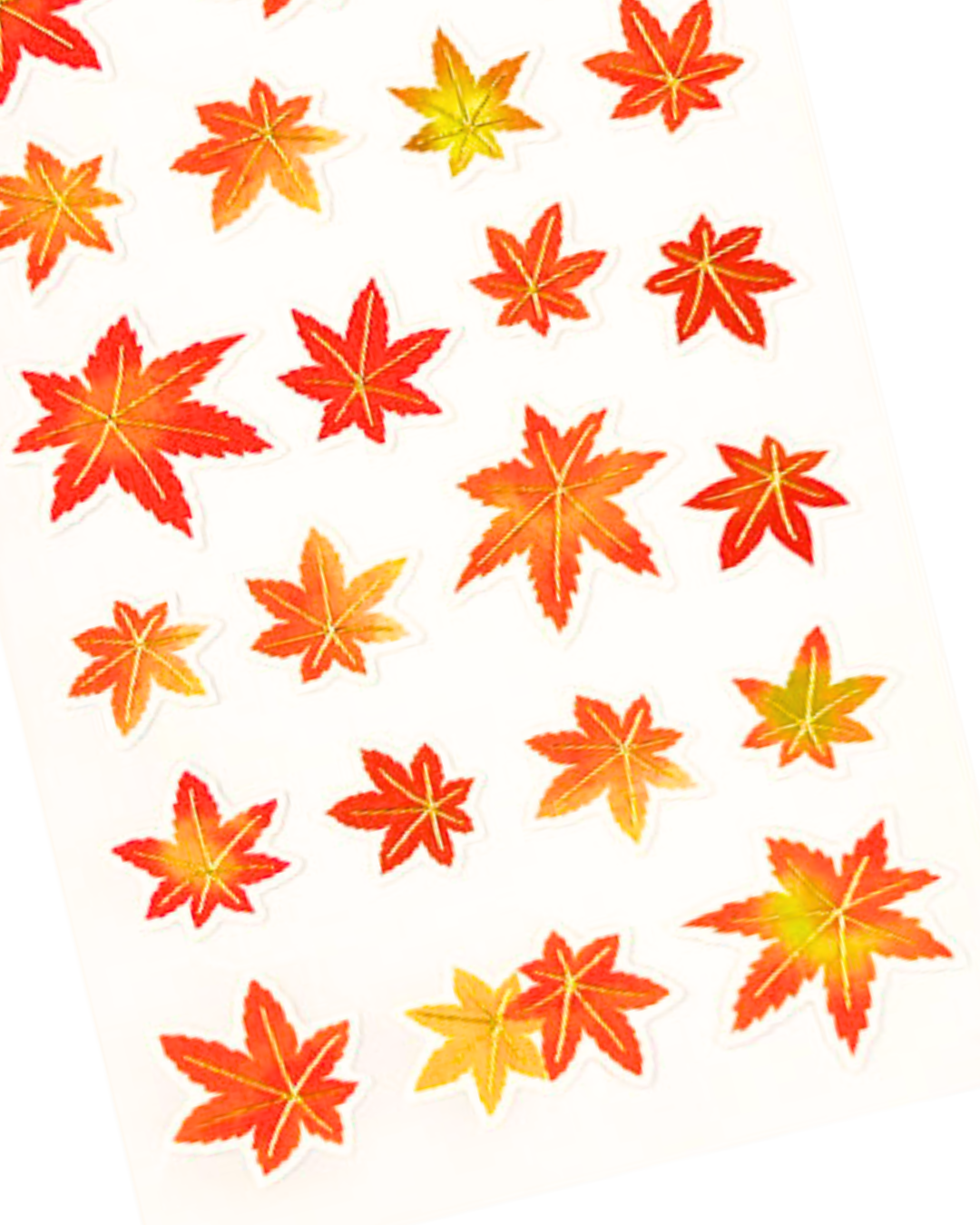 Stickers Feuilles d'Érable Automne Gold Foil – Active Corporation