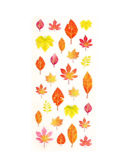Stickers Feuilles d'Automne Gold Foil – Active Corporation