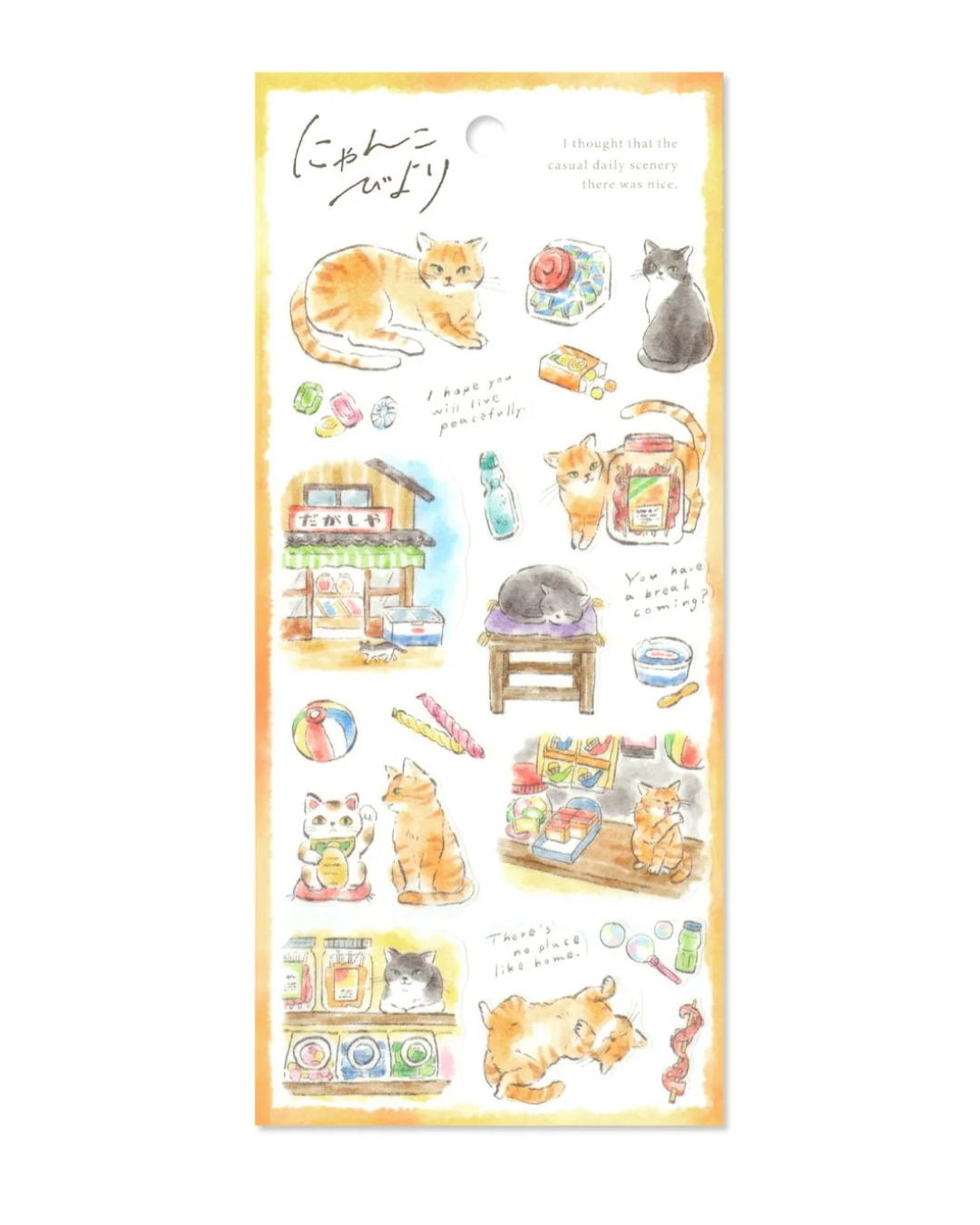 Stickers Nyanko Biyori Dagashiya Candy Shop – Mind Wave
