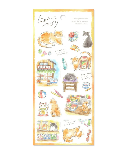 Stickers Nyanko Biyori Dagashiya Candy Shop – Mind Wave