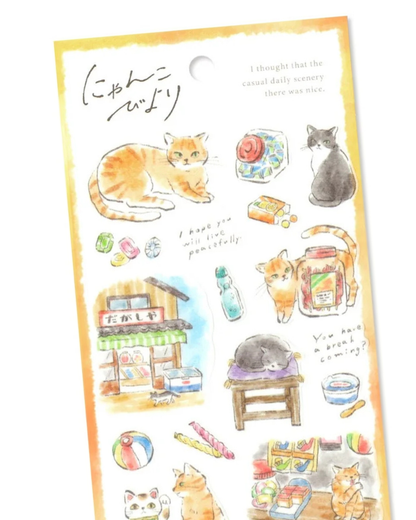 Stickers Nyanko Biyori Dagashiya Candy Shop – Mind Wave