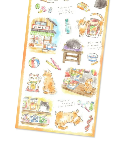 Stickers Nyanko Biyori Dagashiya Candy Shop – Mind Wave
