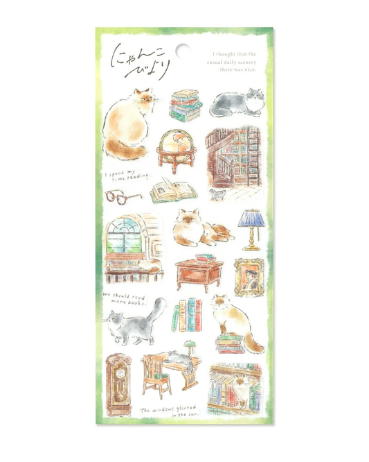 Stickers Nyanko Biyori Library – Mind Wave