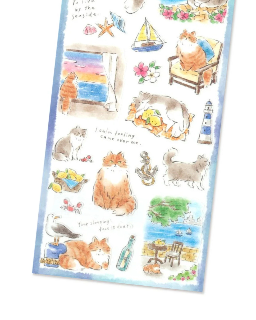 Stickers Nyanko Biyori Seaside – Mind Wave