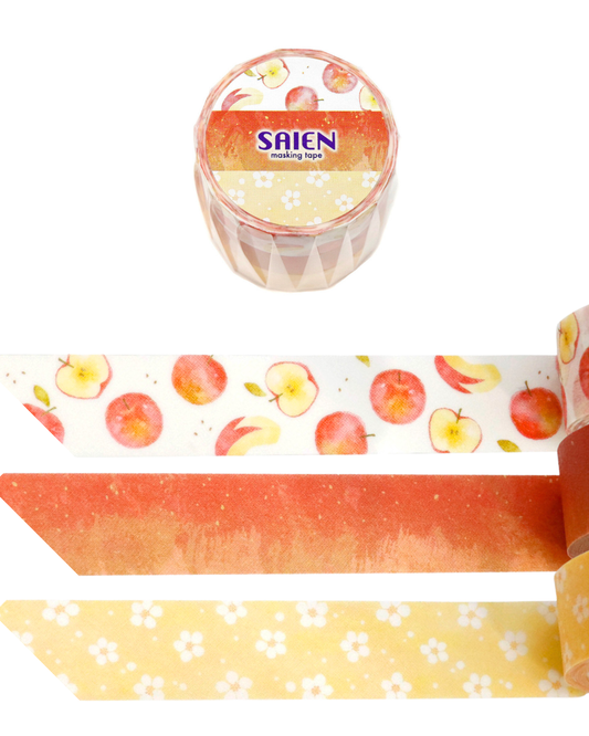 Set de 3 Masking Tapes Akane Apple – Saien