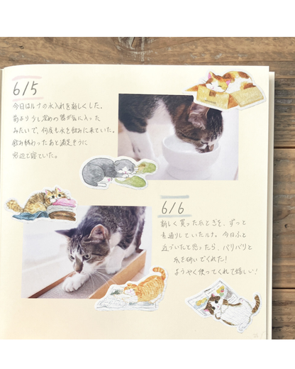 Stickers Flakes Nekorobi Common Cat Situations – NB Co.