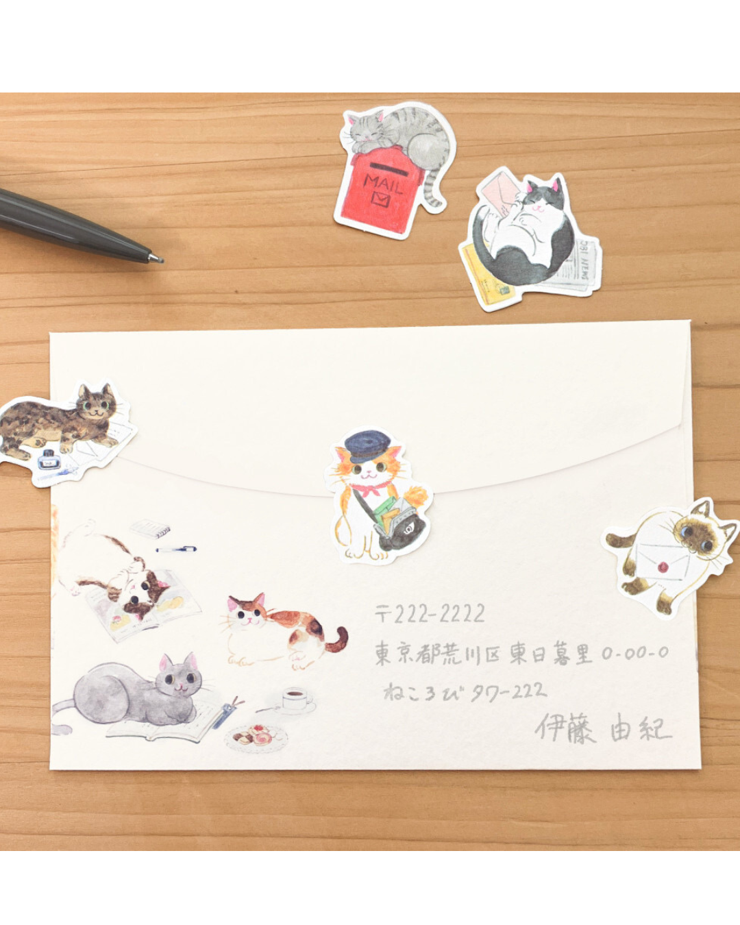Stickers Flakes Nekorobi Letter – NB Co.