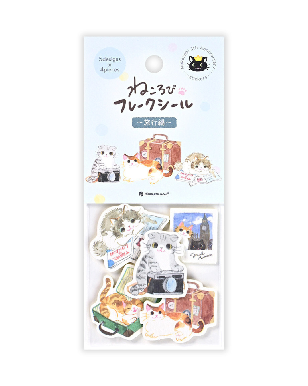 Stickers Flakes Nekorobi Travel – NB Co.