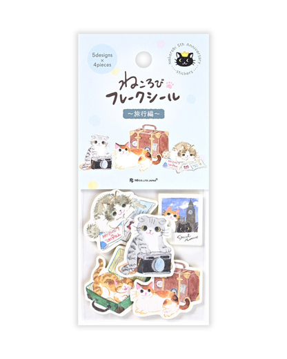 Stickers Flakes Nekorobi Travel – NB Co.