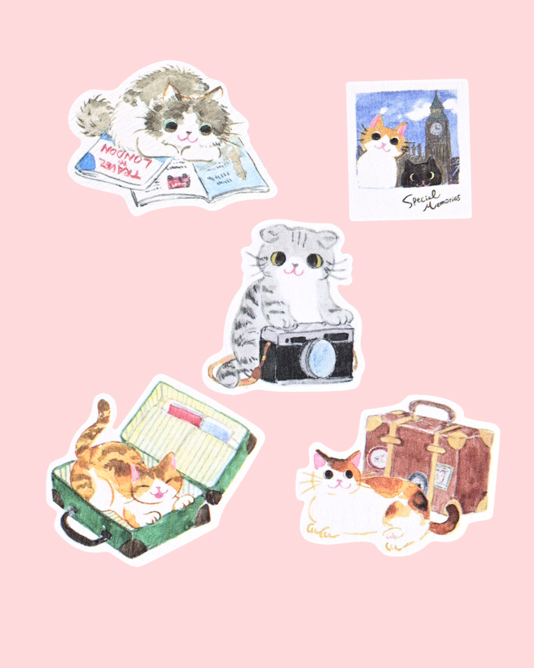 Stickers Flakes Nekorobi Travel – NB Co.