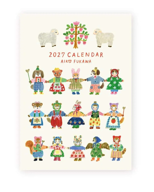 Calendrier Mural 2027 A4 Aiko Fukawa – Cozyca