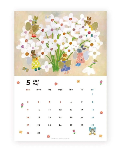 Calendrier Mural 2027 A4 Aiko Fukawa – Cozyca