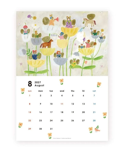 Calendrier Mural 2027 A4 Aiko Fukawa – Cozyca