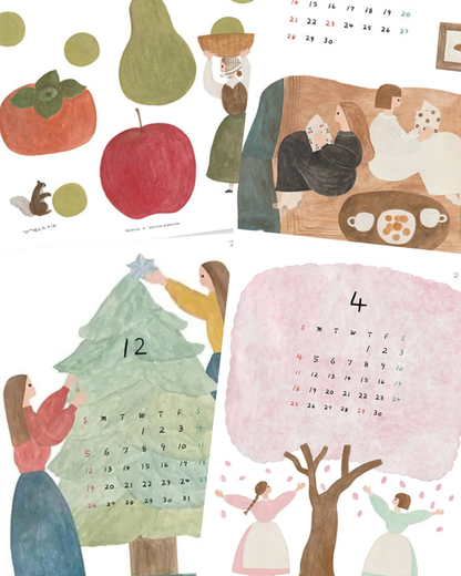 Calendrier Mural 2027 A4 Necktie – Cozyca