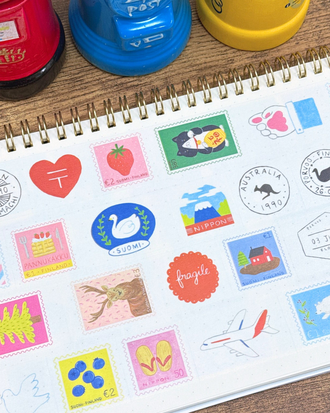 Masking Tape Airmail – Rainbowholic × Niina Aoki