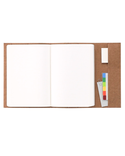 Set Couverture Camel et Carnet 365 Days A5 Uni Rouge – Stalogy