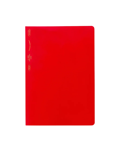 Set Couverture Camel et Carnet 365 Days A5 Uni Rouge – Stalogy