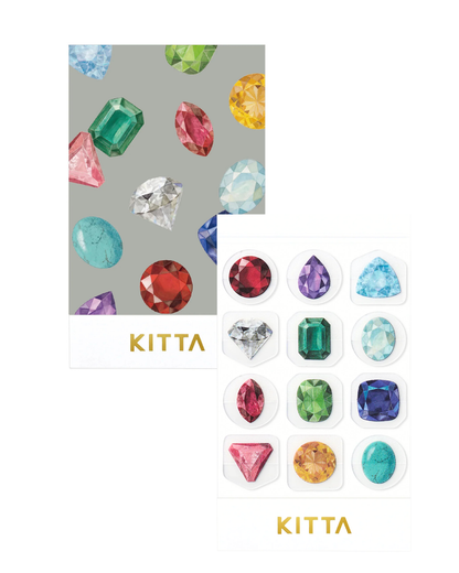 Carnet de Stickers Kitta Clear Pierres de Naissance – King Jim
