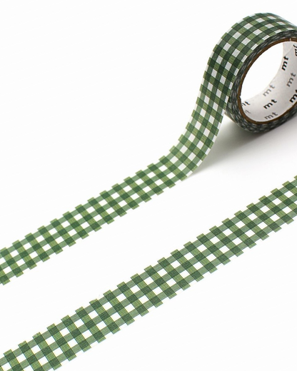 Masking Tape Vichy Vert Forêt – mt