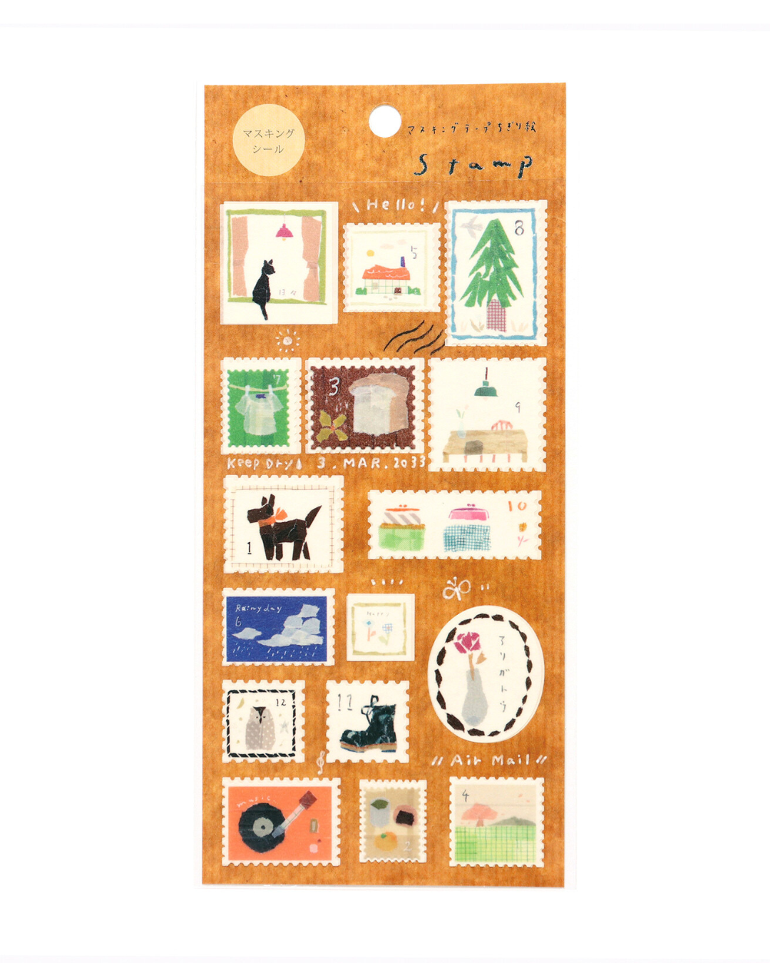 Stickers Timbres – Kamiiso × Miki Tamura