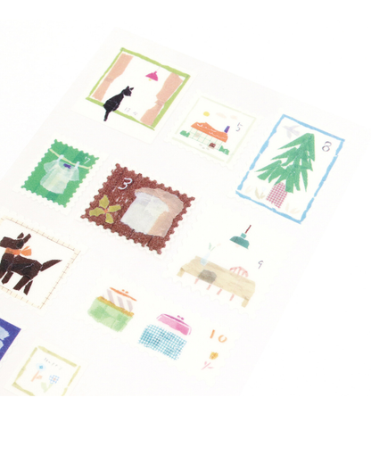 Stickers Timbres – Kamiiso × Miki Tamura