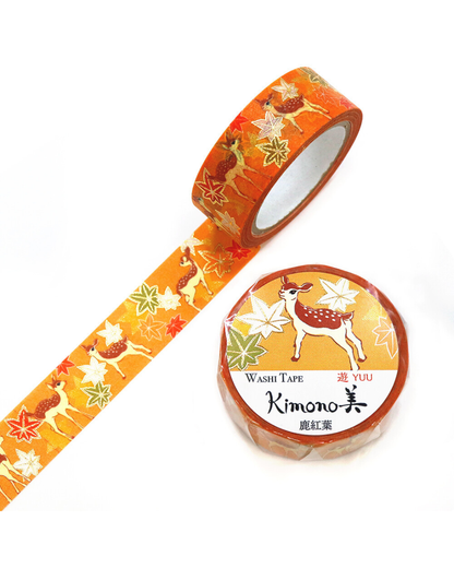 Masking Tape Cerfs et Feuilles d’Érable