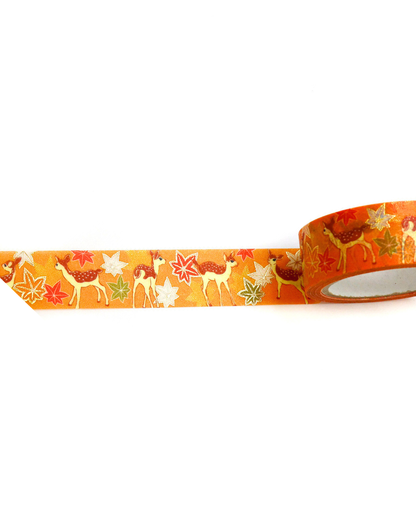 Masking Tape Cerfs et Feuilles d’Érable