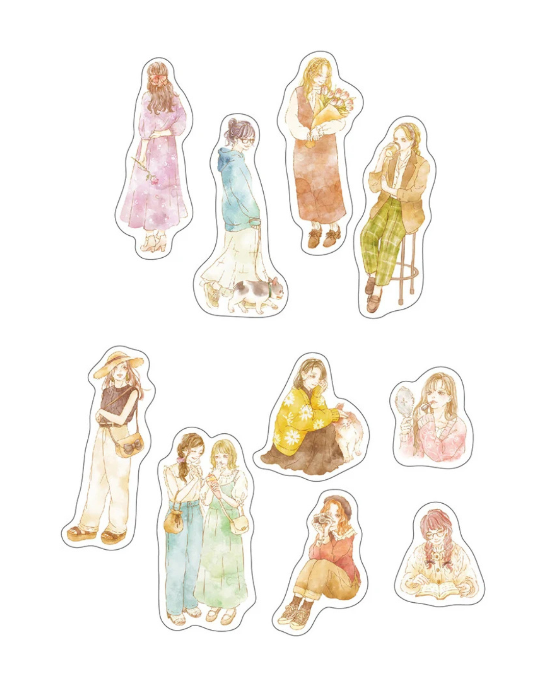 Stickers Girl’s Daily Life – SAIEN