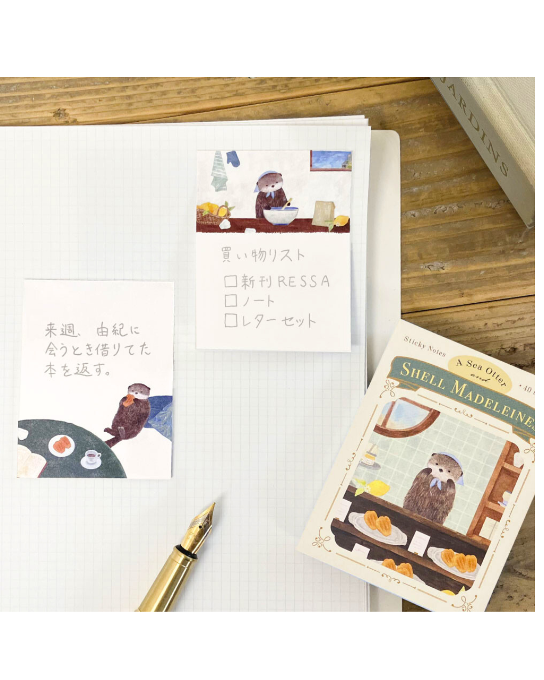 Notes Autocollantes Boutique de Madeleines de la Loutre – RESSA