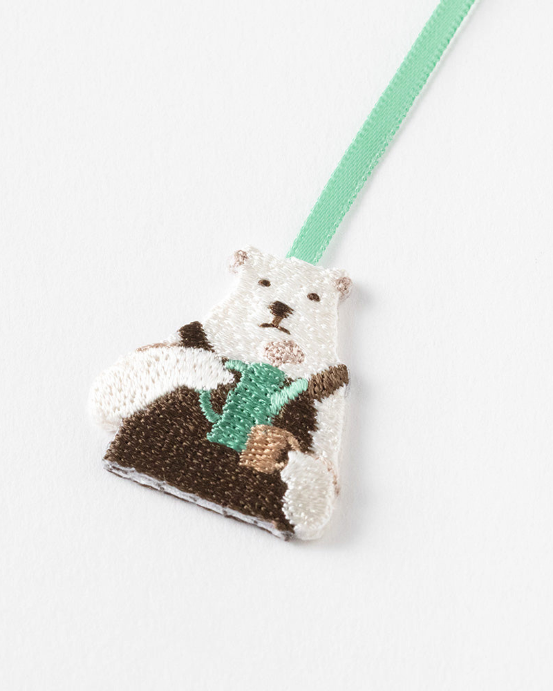 Marque-Page Clip Ours Polaire Brodé – MIDORI
