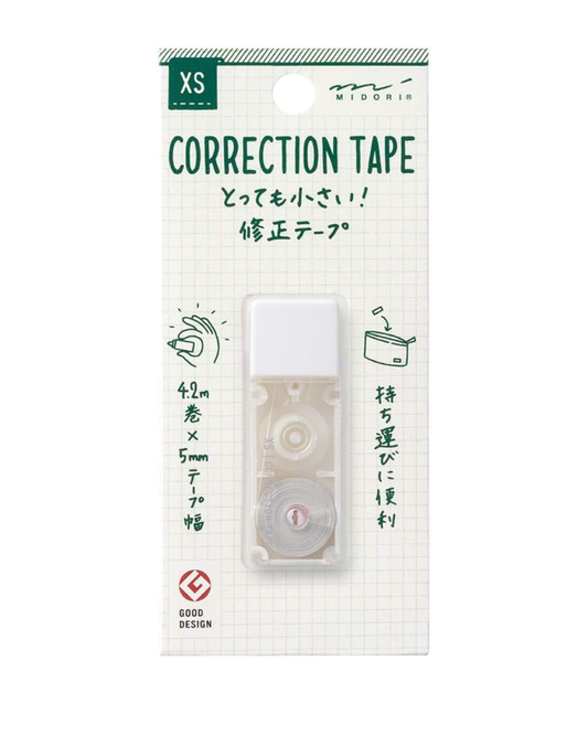 Ruban Correcteur XS Blanc – Midori