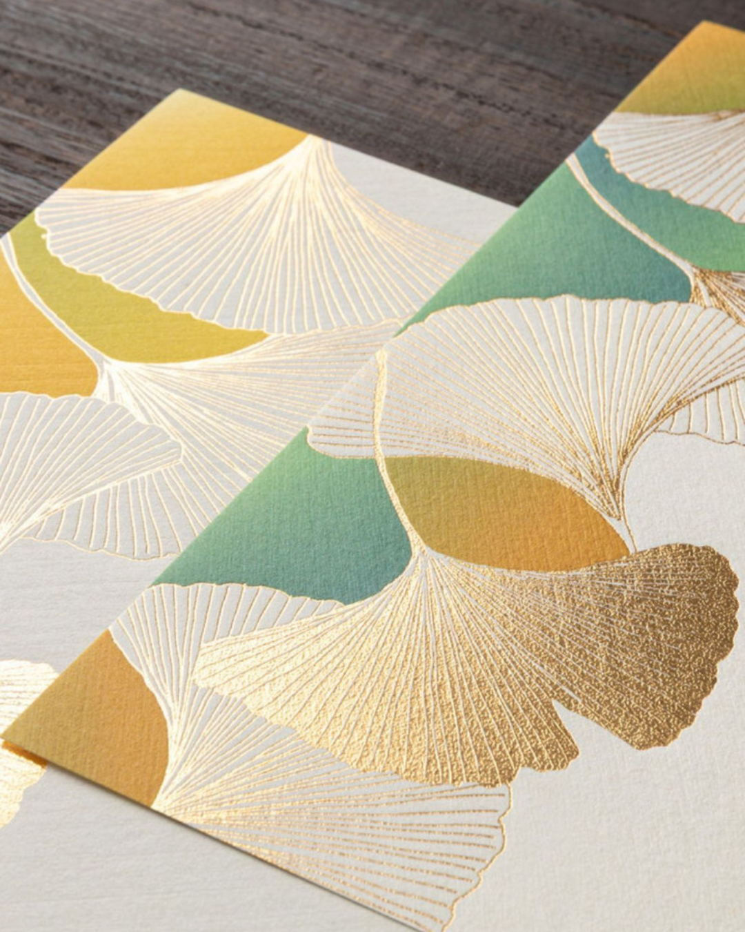 Papier à Lettres Ginkgo Mai Icho – Midori