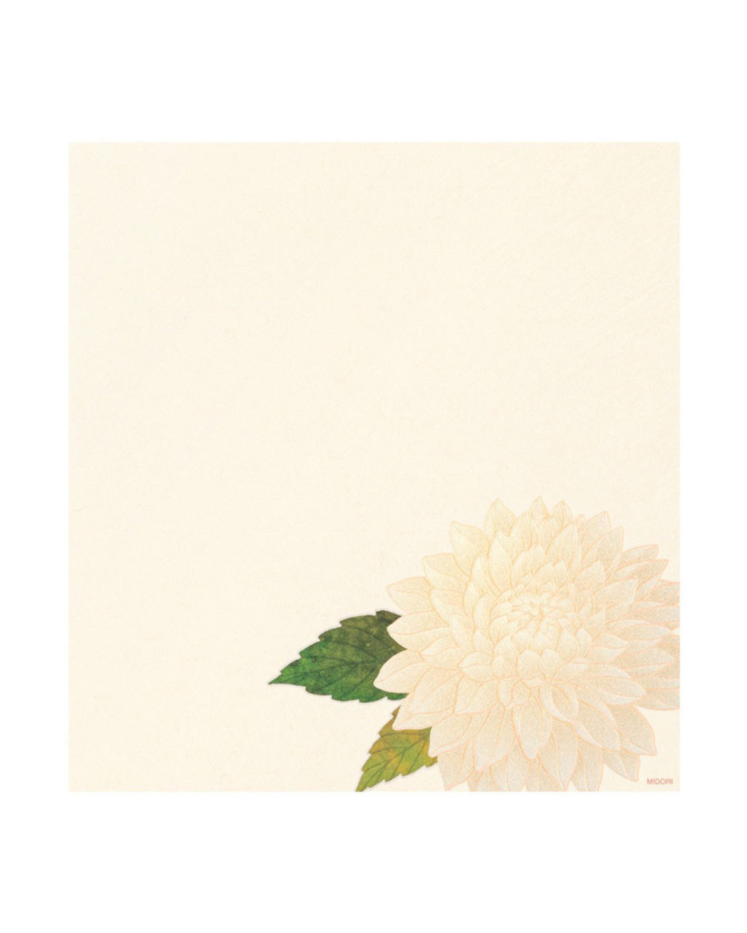 Papier à Lettres Silk Dahlia – Midori