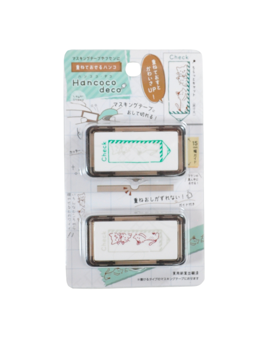 Tampon Auto-Encreur Hancoco Deco Chat – Kutsuwa