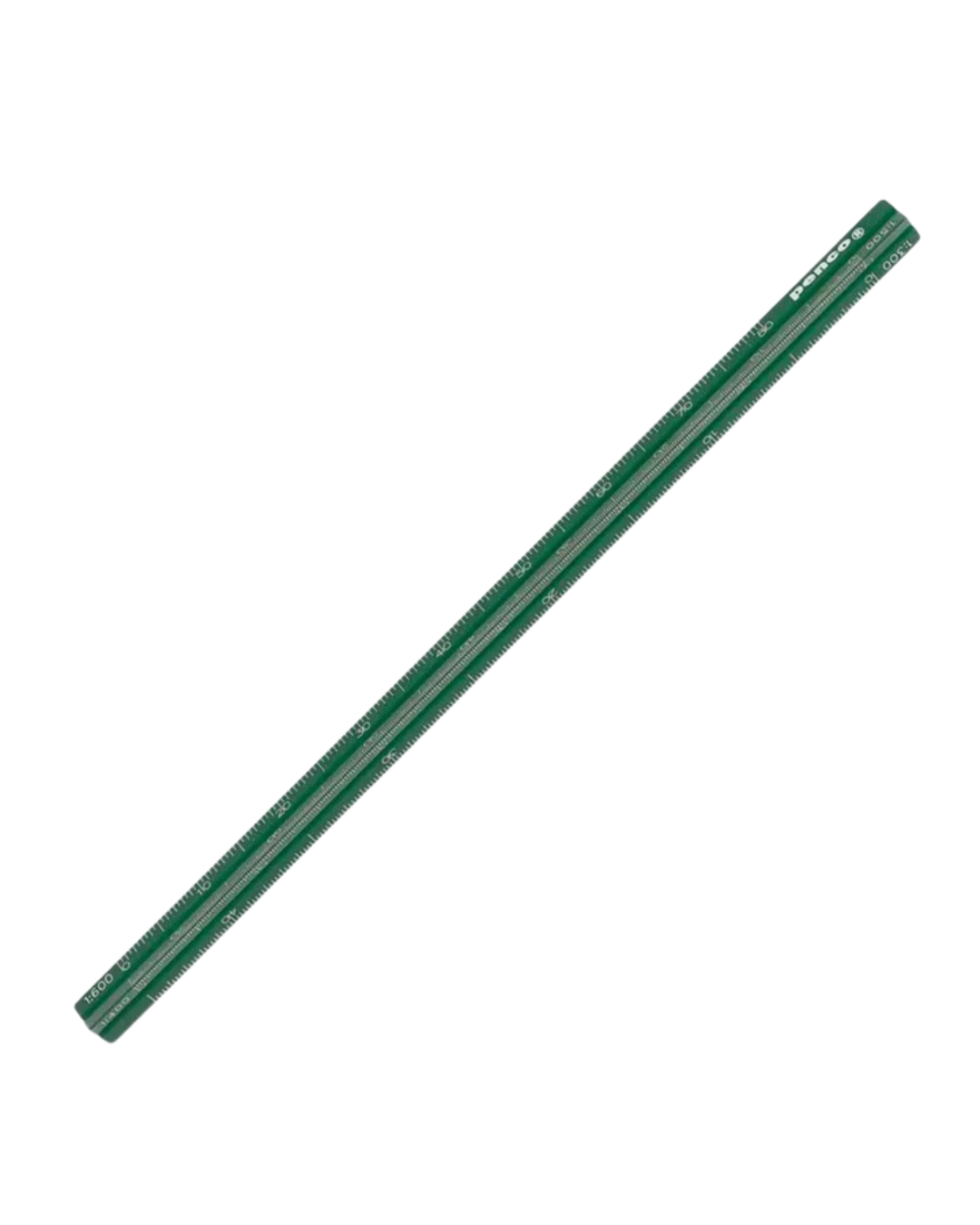 Green Triangular Drafting Scale – Penco