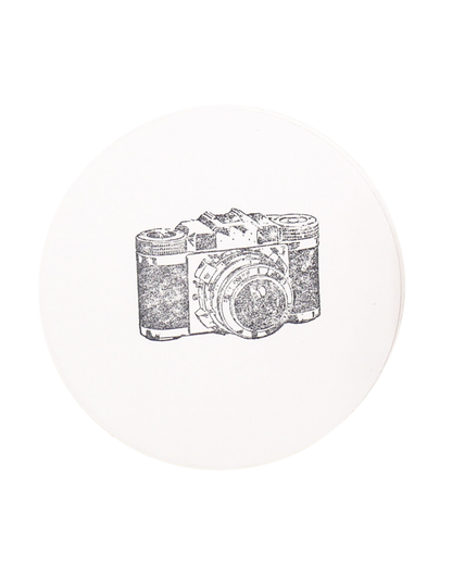 Tampon en Bois Appareil Photo Vintage