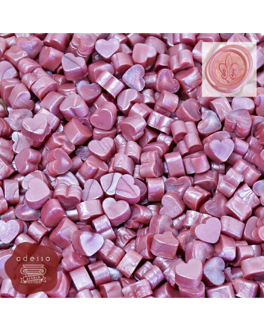 Cire à Cacheter en Pastilles Rose – Adesso