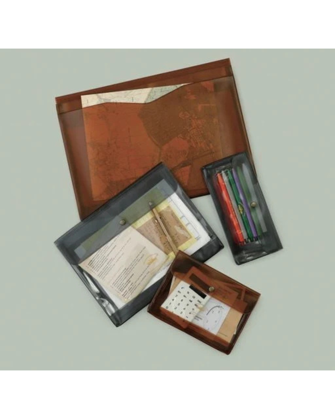 Nähe General Purpose Case A4 - pochette Hightide Marron Transparent