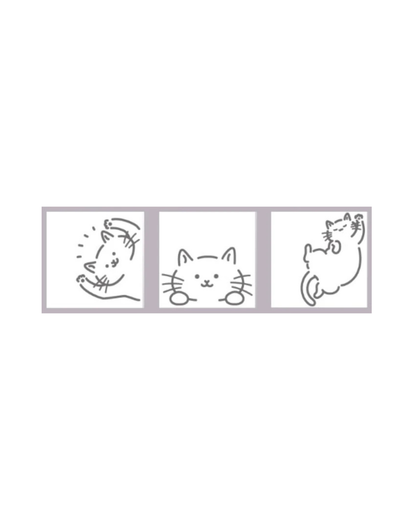 Tampon Empilable Pyokkori Chats – Sun-Star