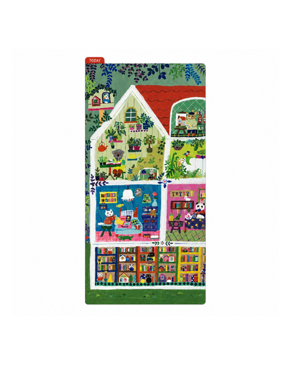 Pencil Board Sous-main d'écriture Hobonichi Weeks – Yumi Kitagishi Animal Condo 2027