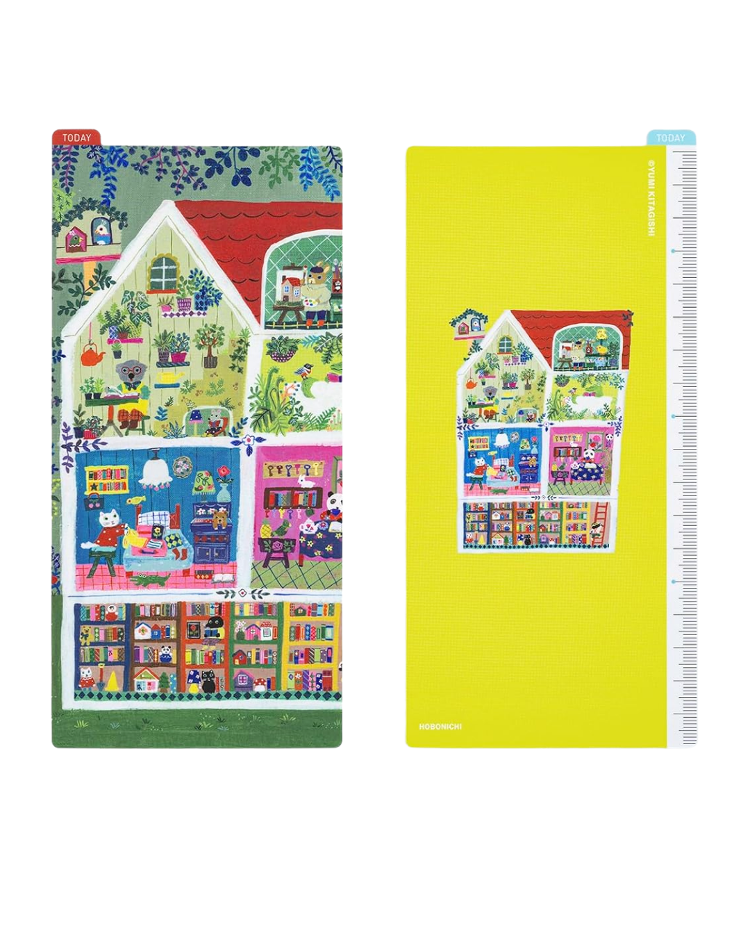 Pencil Board Sous-main d'écriture Hobonichi Weeks – Yumi Kitagishi Animal Condo 2027