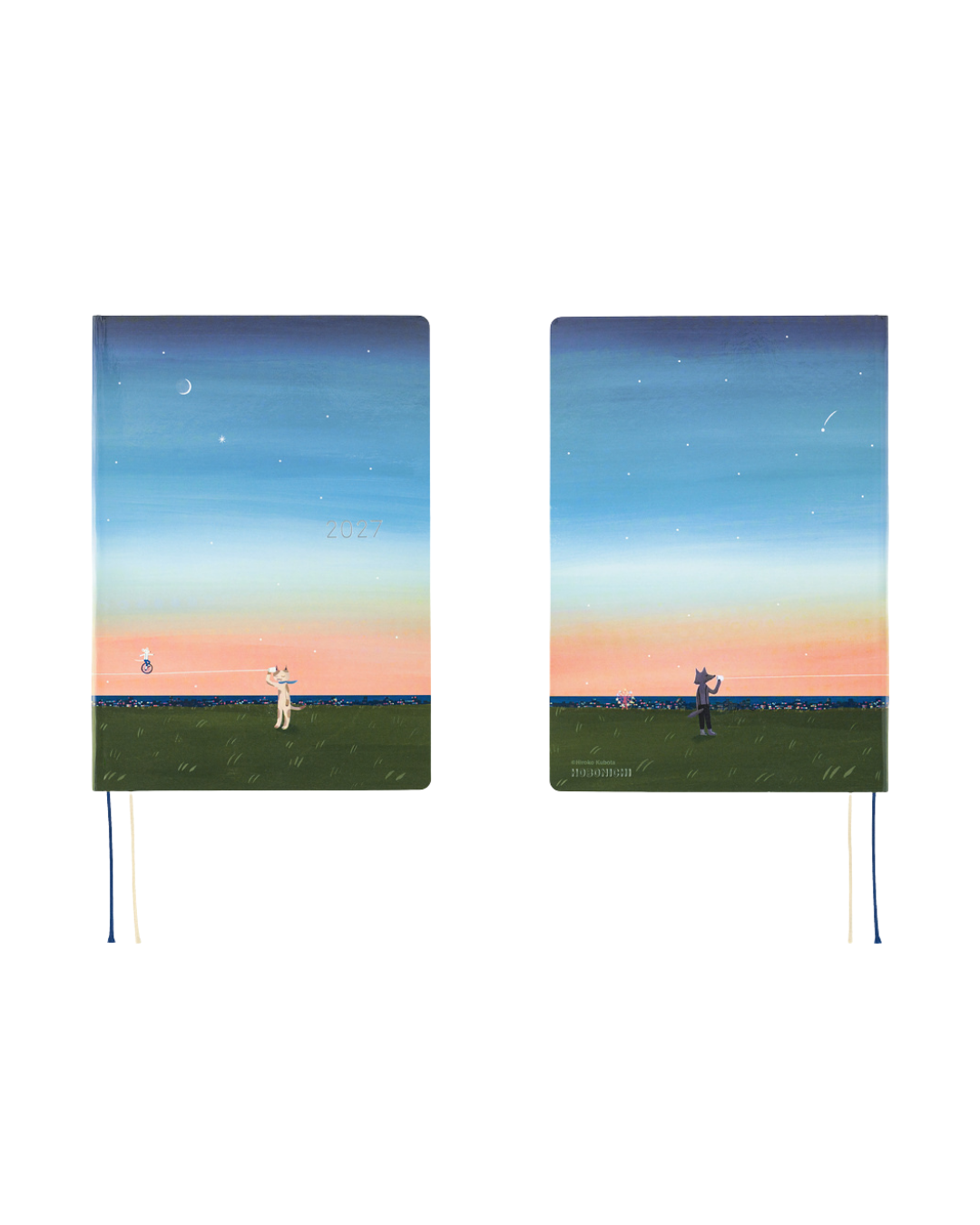 Agenda Hobonichi Techo HON A5 – Hiroko Kubota : String Telephone Until the Moon is Full 2027
