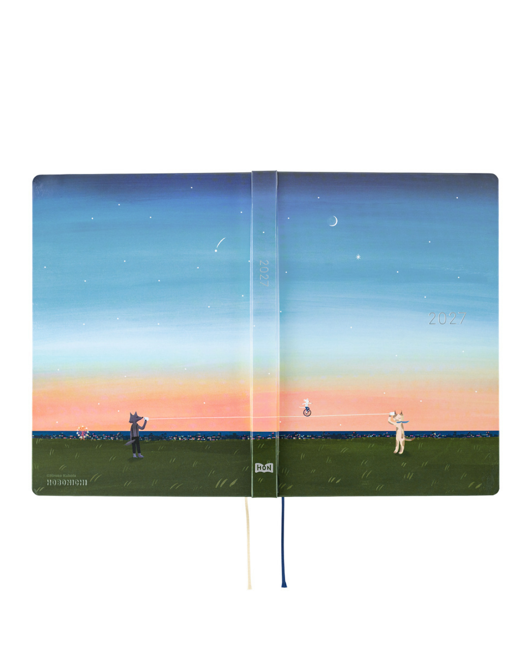 Agenda Hobonichi Techo HON A5 – Hiroko Kubota : String Telephone Until the Moon is Full 2027