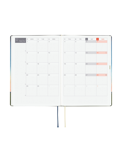 Agenda Hobonichi Techo HON A5 – Hiroko Kubota : String Telephone Until the Moon is Full 2027