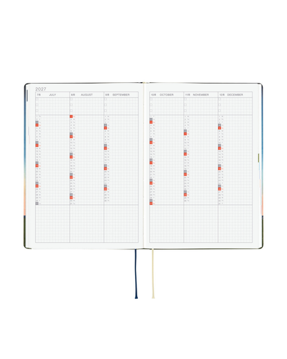 Agenda Hobonichi Techo HON A5 – Hiroko Kubota : String Telephone Until the Moon is Full 2027