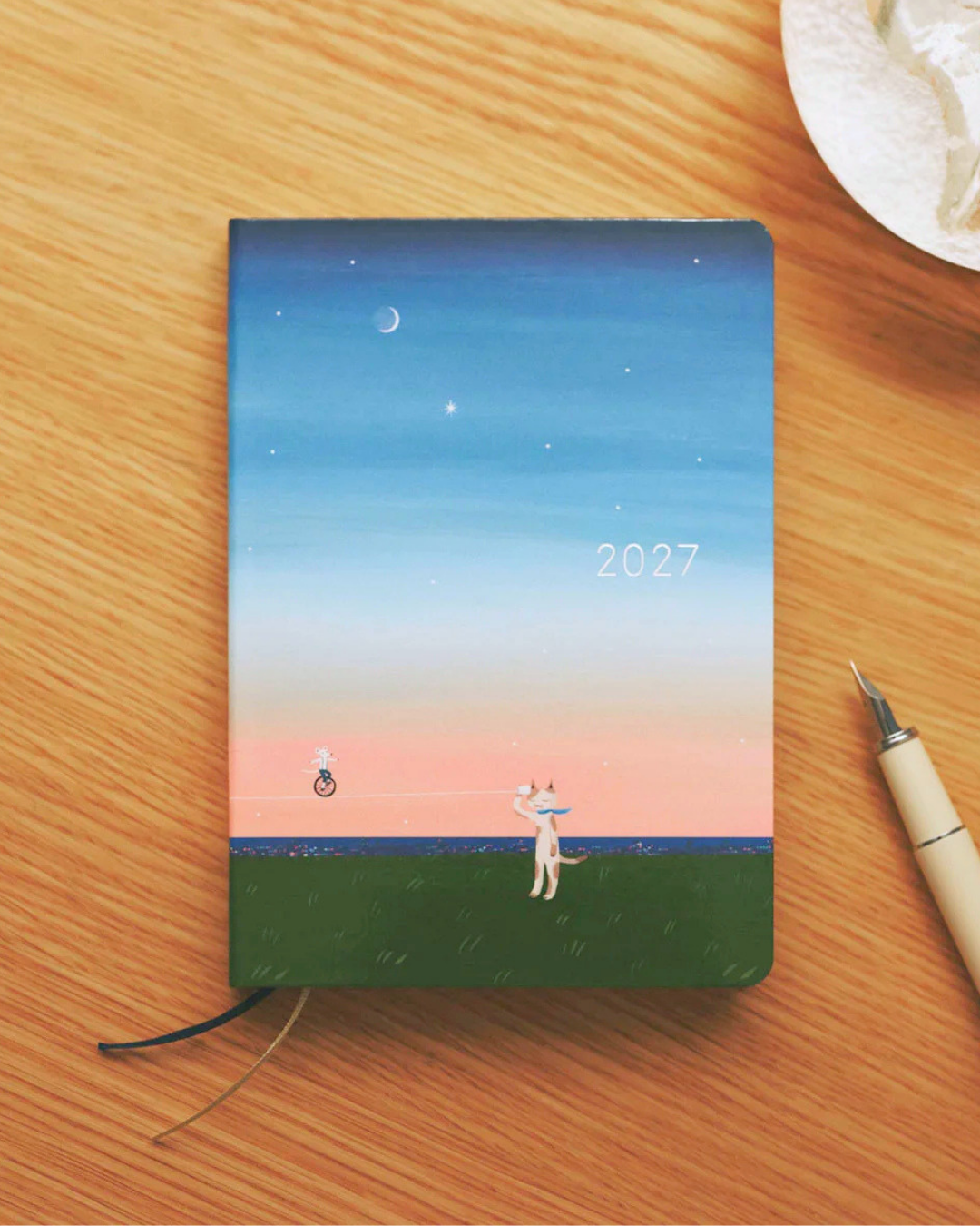 Agenda Hobonichi Techo HON A5 – Hiroko Kubota : String Telephone Until the Moon is Full 2027