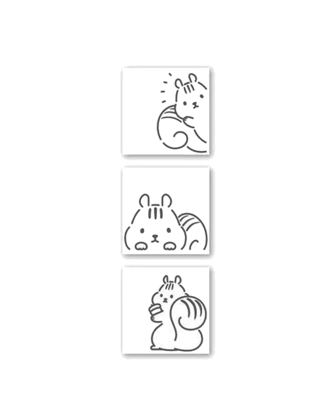 Stackable Pyokkori Squirrel Stamp – Sun-Star